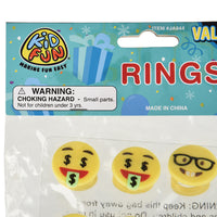 Emoticon Rings Novelty (1 Dozen)