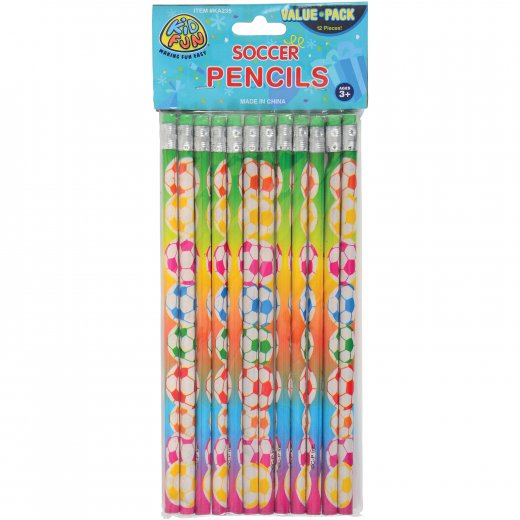 Soccer Pencils (One Dozen)