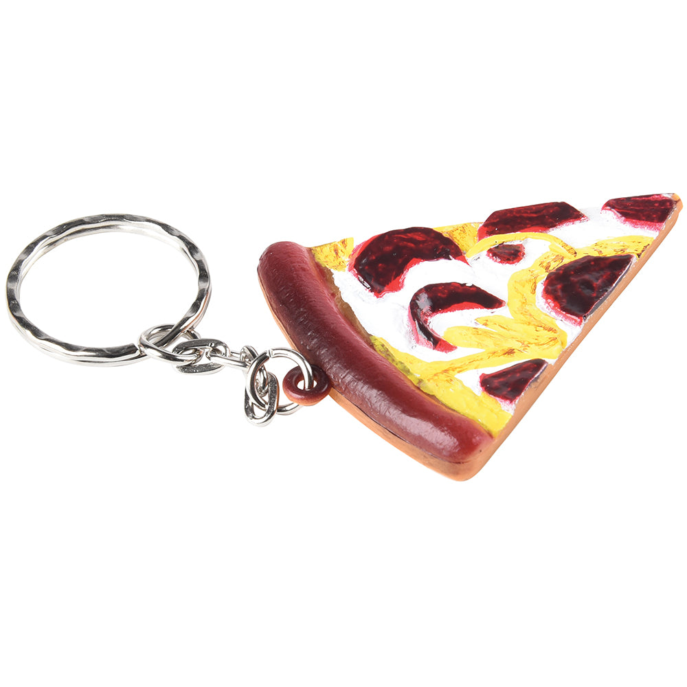 Pizza Keychains Novelty (One Dozen)