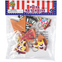 Pizza Keychains Novelty (One Dozen)