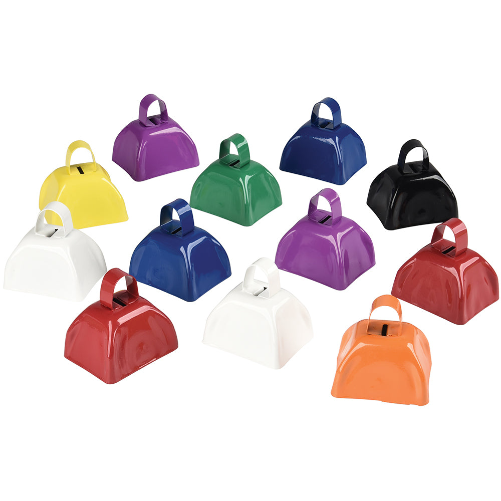 Cowbells (Assorted) Novelty (One Dozen)
