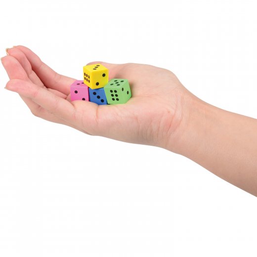 Dice Erasers Stationery (144 pieces)
