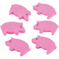 Mini Pig Erasers Stationery (144 pieces)