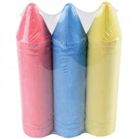 Giant Sidewalk Chalk Toy 3 Per Pkg
