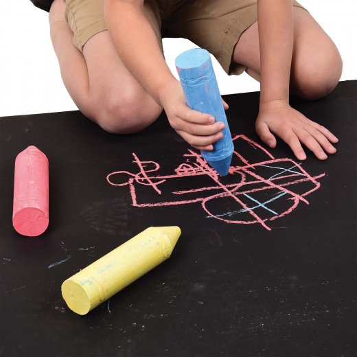Giant Sidewalk Chalk Toy 3 Per Pkg