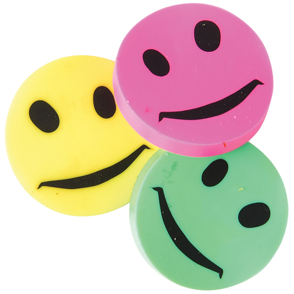 Mini Smile Erasers Stationery (144 pieces)