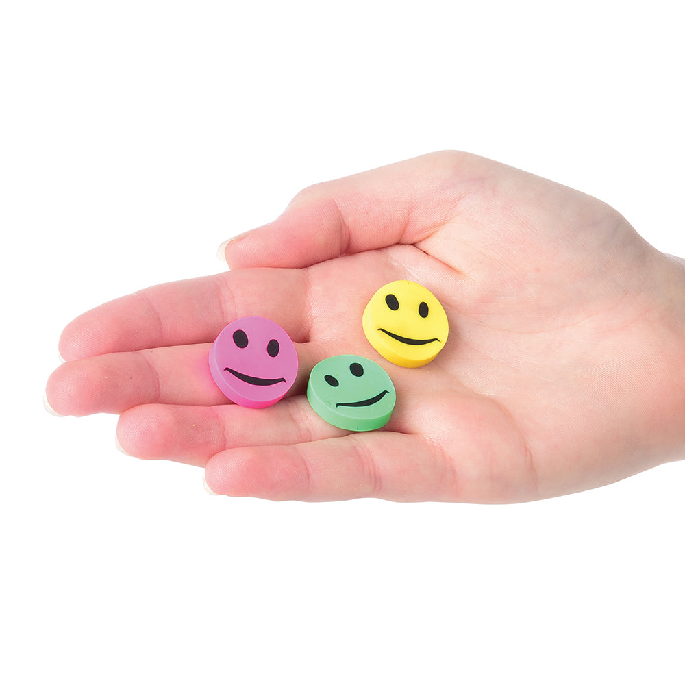 Mini Smile Erasers Stationery (144 pieces)