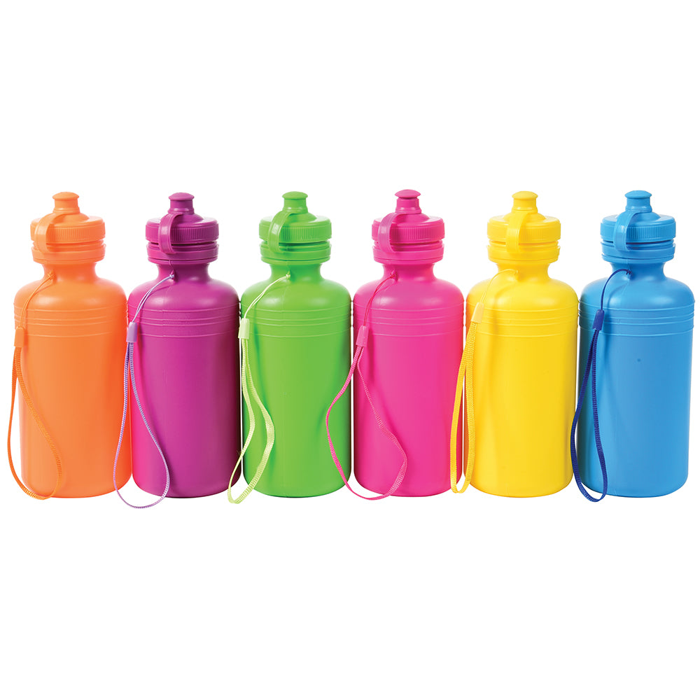Neon Water Bottles (1 Dozen)