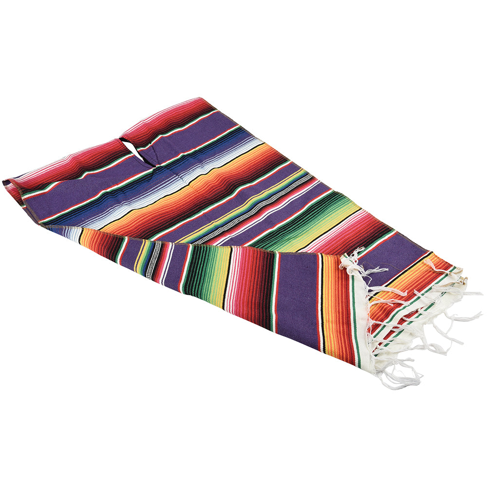 Adult Colorful Economy Poncho Costume