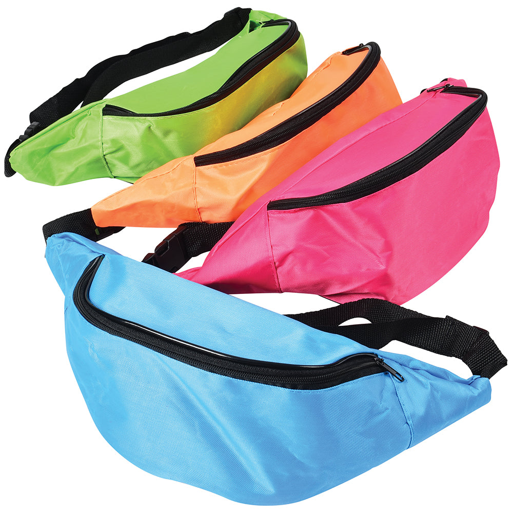 Neon Fanny Packs Party Supply (1 dozen)
