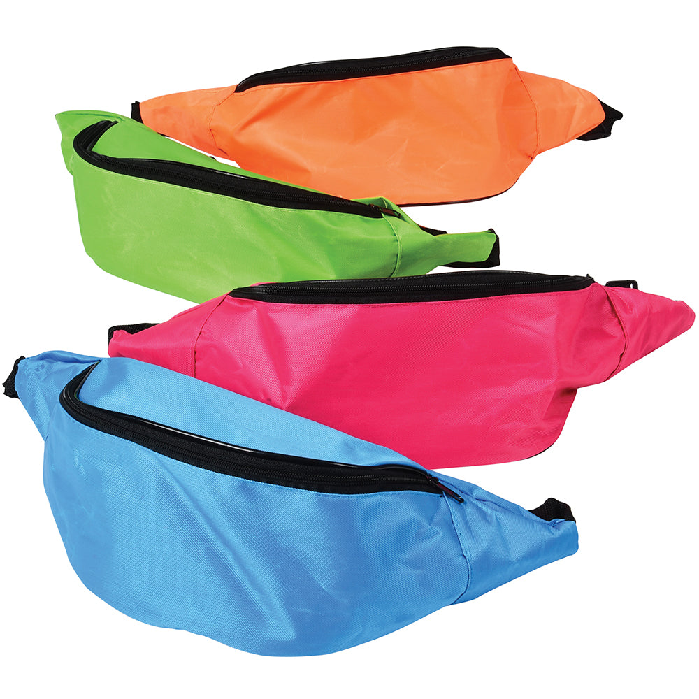Neon Fanny Packs Party Supplies (1 dozen)