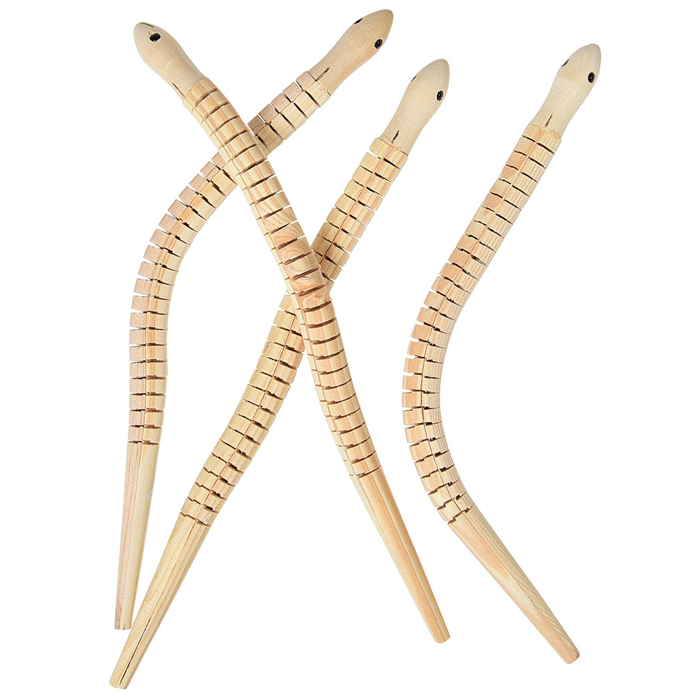 Wooden Snakes Toy (pack of 12)