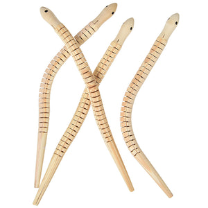 Wooden Snakes Toy (pack of 12)