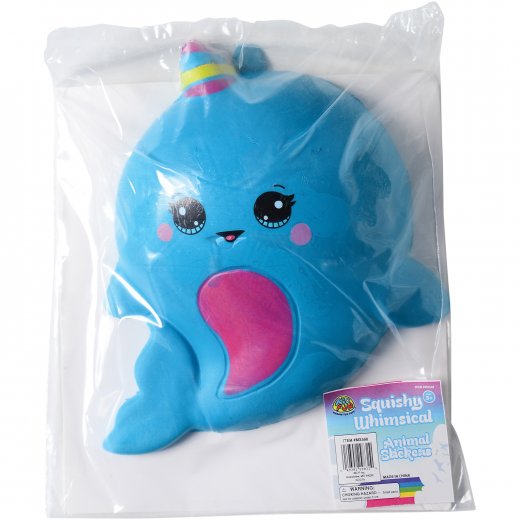 Squishy Whimsical Animal Stickers (1 Dozen)