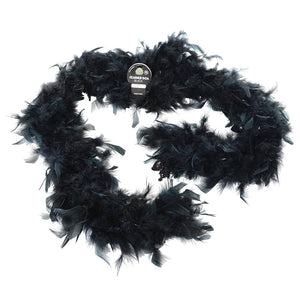 Black Feather Boa Costume Accessory