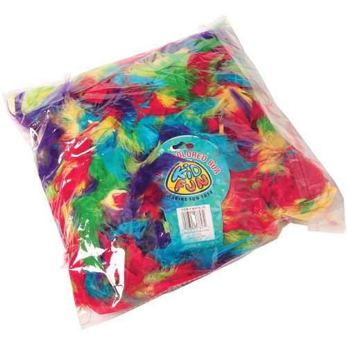 Multi-color Feather Boa Costume Accessory