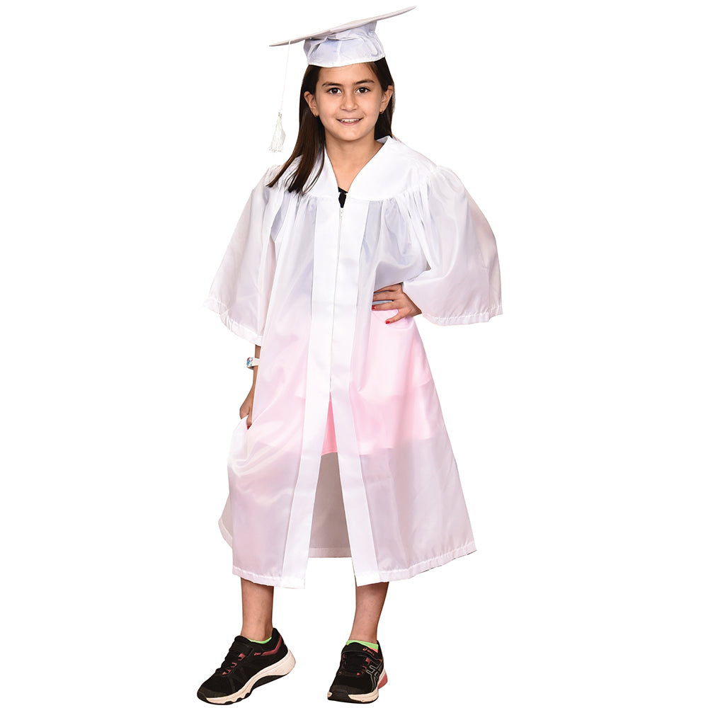 graduation ceremony dresses Silver Dress Crafted from comfortable fabrics Commencement Attire and Regalia |