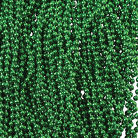 Mardi Gras Metallic Bead Necklaces Party Favor (144 pieces) - Duplicate