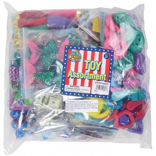 Super Value Keychain Assortment - 250 Pieces Party Favor