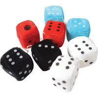 Plush Toy Dice Novelty (One Dozen)