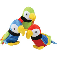 Plush Parrots Toy (1 Dozen)