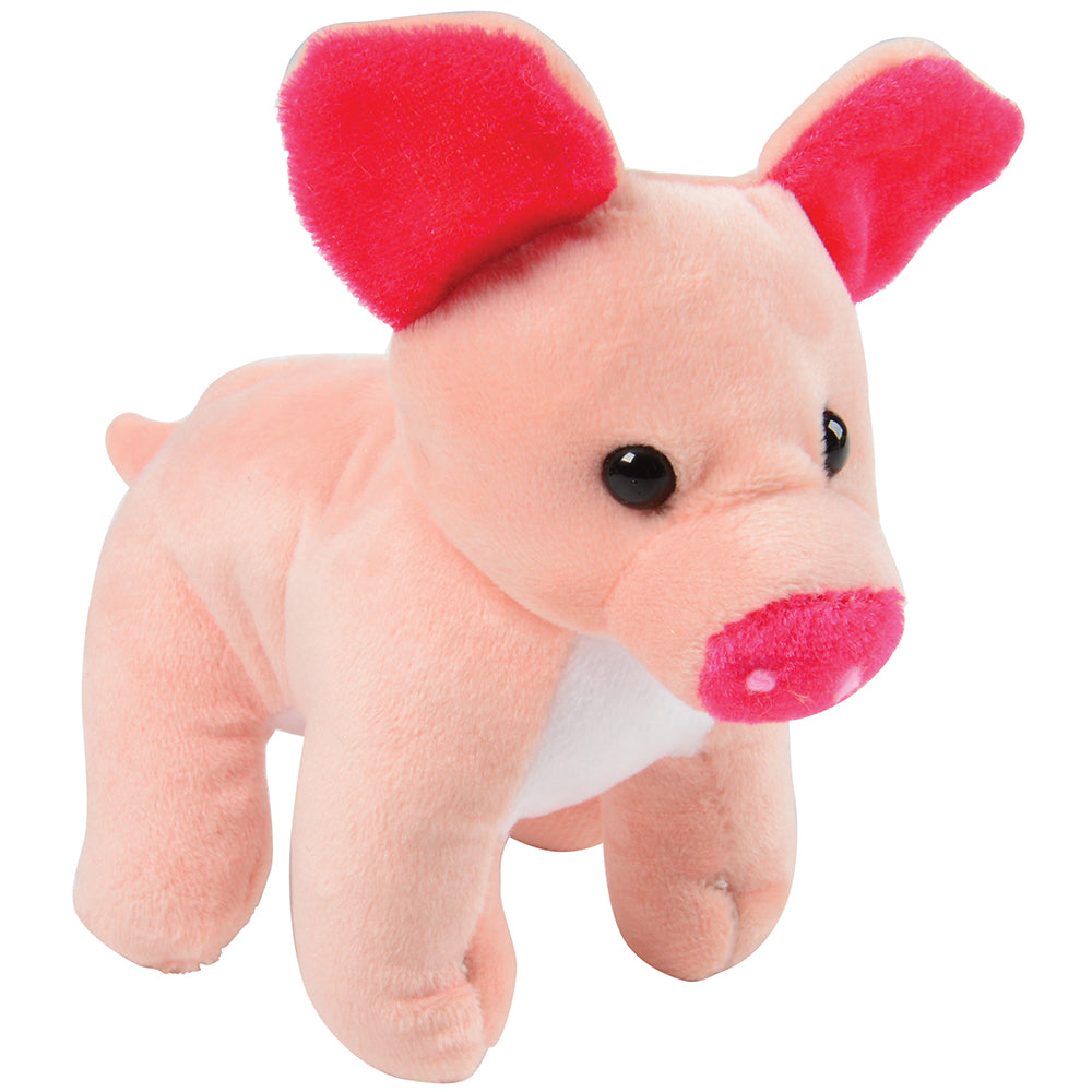 Furry Farm Animals Plush Toys (one dozen)