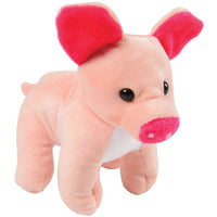 Furry Farm Animals Plush Toys (one dozen)