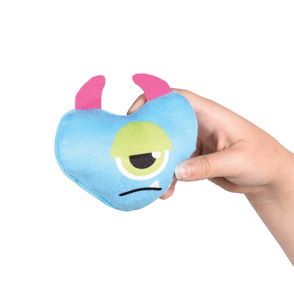 Alien Heart Face Plush (4 Per Package)