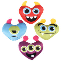 Alien Heart Face Plush (4 Per Package)