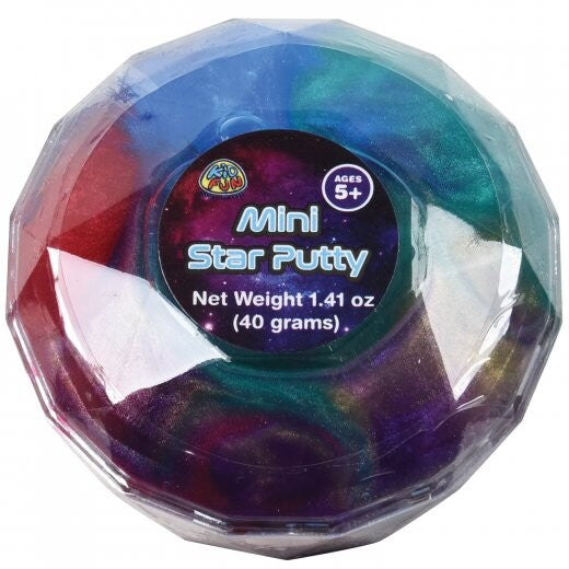 Mini Star Putty Toy 48 Per Display