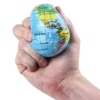 Globe Stress Ball Toy 12 Per Display