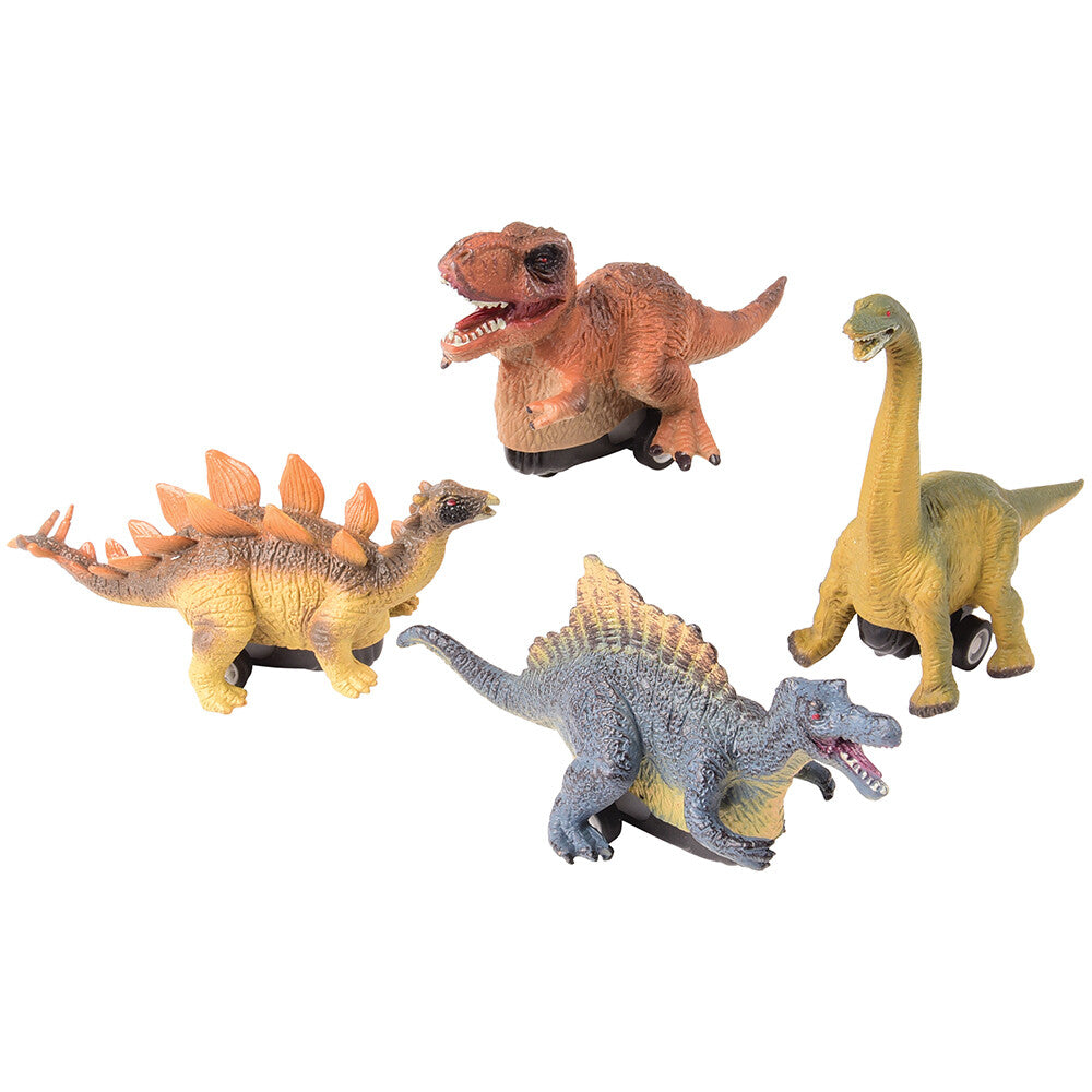 Pullback Toy  Dinos 12 Piece Display Box With 4 Different Styles