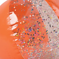 Glitter Stripe Beach Ball 12 Per Pack