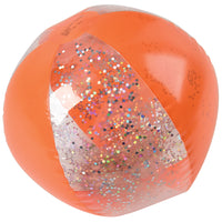 Glitter Stripe Beach Ball 12 Per Pack