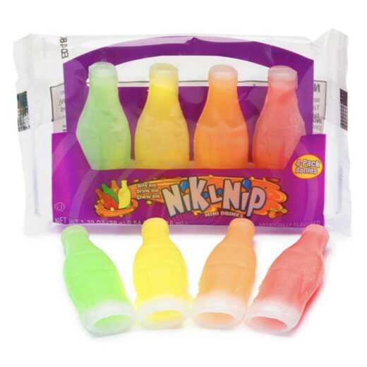 Nik-L-Nip 4 Per Pkg, Candy 18 Pkgs Per Display