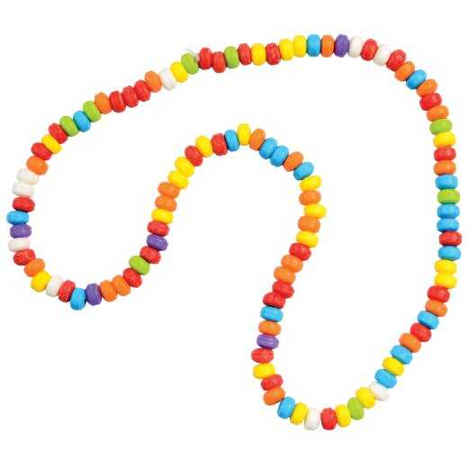 Biggest Sour Candy Necklace Candy 24 Per Display