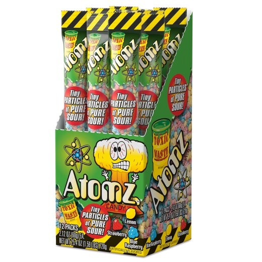 Toxic Waste Atmoz Candy 12 Per Display
