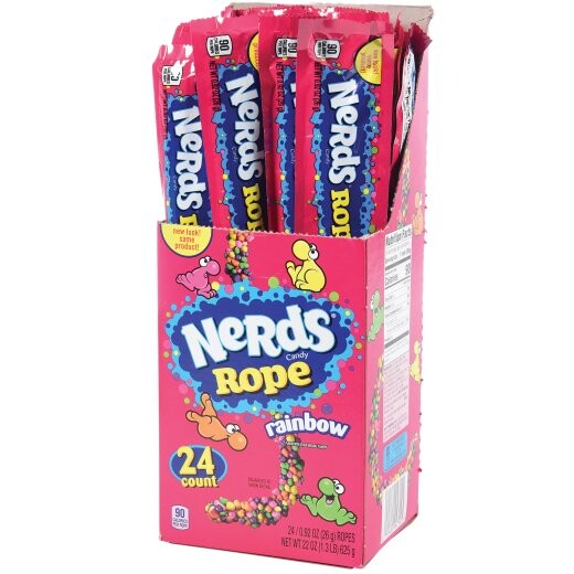 Nerds Rope Rainbow Candy 24 Per Display – Carnival Source