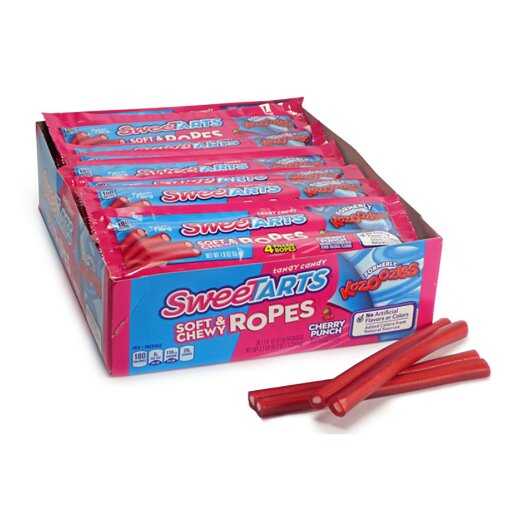 Sweet Tarts Rope Candy 24 Per Display - Price: $63.00