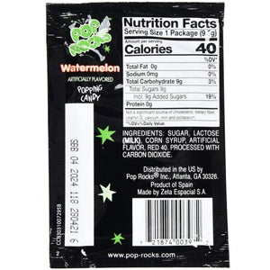 Pop Rocks Watermelon Candy 24 Per Display