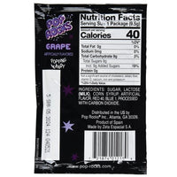 Pop Rocks Grape Candy 24 Per Display