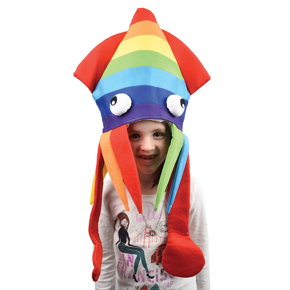 Rainbow Squid Hat (1 per Package)
