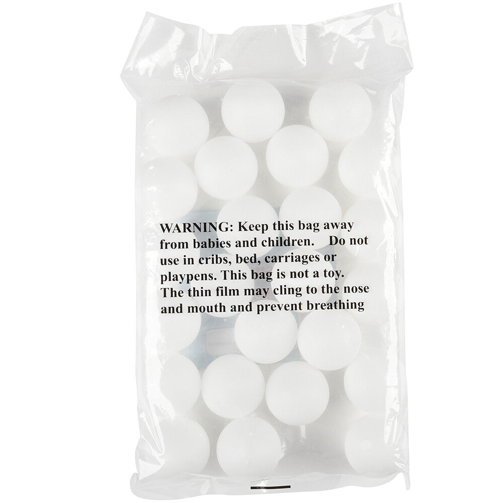White Plastic Balls (24 per Package)