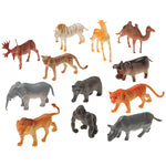 Mini Wild Animals Toy Set (One dozen)