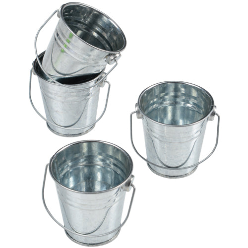 Mini Metal Buckets Party Supply (1 Dozen)