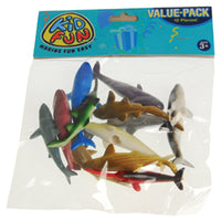 Mini Shark And Whale Toy Set (One dozen)