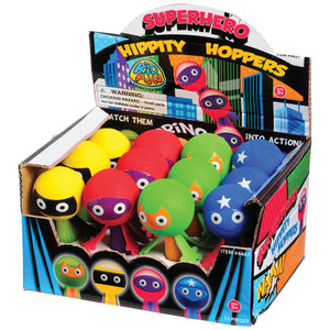 Superhero Hippity Toy Hoppers (1 dozen)