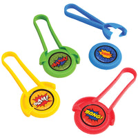 Superhero Disc Shooter Toys (1 dozen)