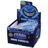 Stretchy Shark Hand Puppet Toy (pack of 6)
