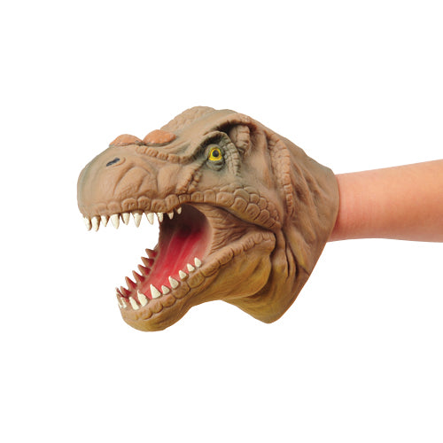 Stretchy Dinosaur Hand Puppet Toy (pack of 6)
